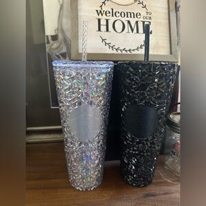 Starbucks Iridescent and Dark Navy Tumbler Set